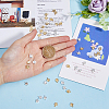 60Pcs 2 Colors Brass Charms KK-HY0001-96-3
