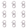 Stainless Steel Double Opening Lobster Claw Clasps STAS-CJ0011-01-8