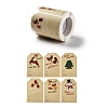 Christmas Themed Polygon Roll Stickers DIY-B045-07-1