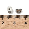 Tarnish Resistant 201 Stainless Steel Ear Nuts STAS-S028-11-3