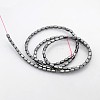 Electroplate Non-magnetic Synthetic Hematite Beads Strands G-J213D-M-2