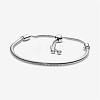 Adjustable Silver Geometry Bracelets BJEW-BB67041-A-4