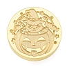 Halloween Series Wax Seal Brass Stamp Heads AJEW-M039-01U-2