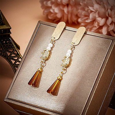20Pcs Brass Stud Earring Findings KK-BC0008-58-1
