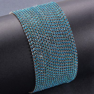 Brass Rhinestone Strass Chains CHC-R125-S6-03S-1