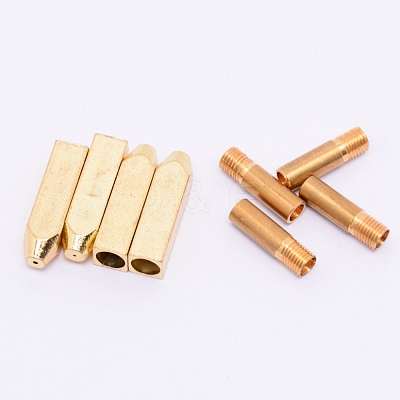 Zinc Alloy Capsule Lace Lock Buckles AJEW-WH0129-17G-1