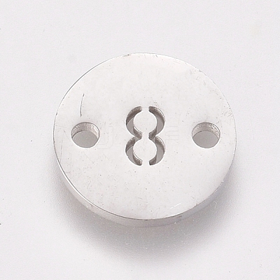 Tarnish Resistant Numbers 304 Stainless Steel Links STAS-M274-035P-8-1