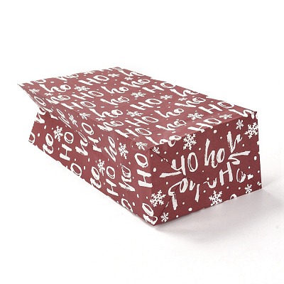 Christmas Theme Rectangle Paper Bags CARB-G006-01D-1