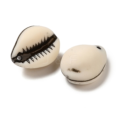 Opaque Imitation Shell Acrylic Pendants OACR-M018-01A-1