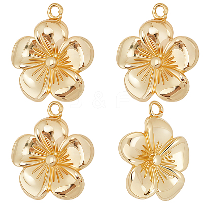 10Pcs Brass Pendants KK-BBC0024-03-1