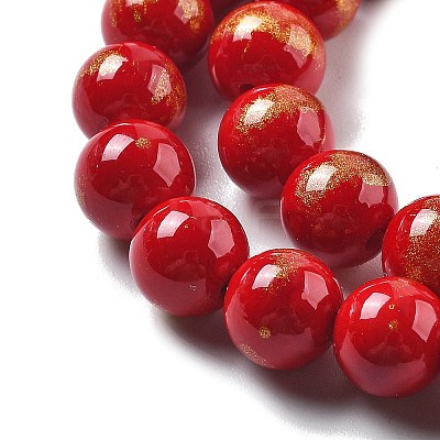 Natural Mashan Jade Beads Strands G-A255-A01-01A-1
