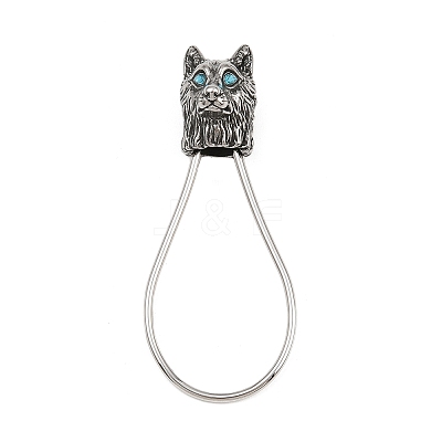 316 Surgical Stainless Steel Rhinestone Keychains STAS-Z165-03AS-1