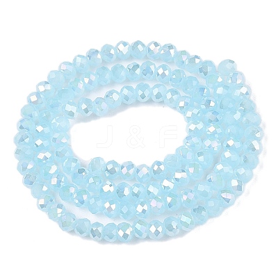 Electroplate Glass Beads Strands EGLA-A044-J3mm-B04-1