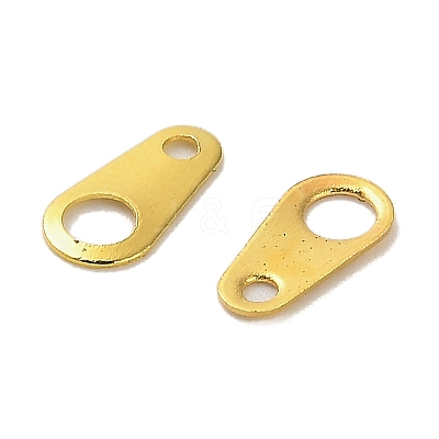 Brass Chain Extender Connectors KK-R211-11G-1