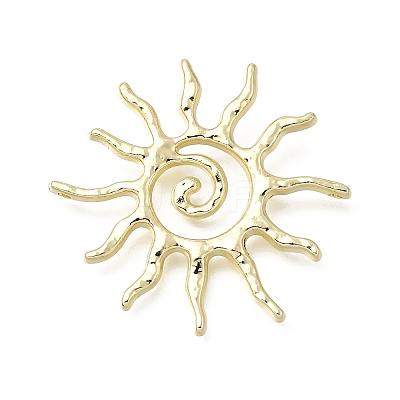 Hammered Alloy Pendants X-PALLOY-B016-03A-G-1