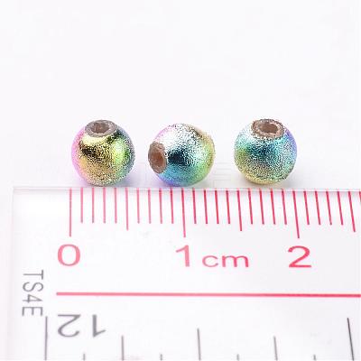 Spray Painted Acrylic Beads PB25P9282-1