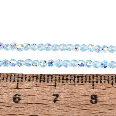 Transparent Glass Beads Strands EGLA-N028-01A-A06-1