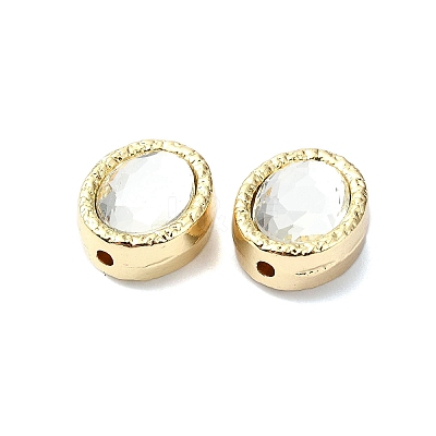 Rack Plating Alloy Beads PALLOY-Z004-02G-04-1