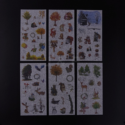 Natural Theme Stickers DIY-L038-A06-1