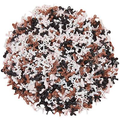 800Pcs 4 Colors Resin Cabochons MRMJ-CY0001-03-1