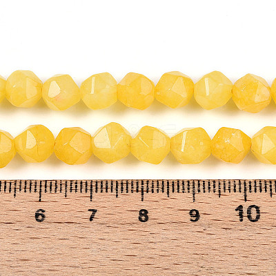 Dyed Natural White Jade Beads Strands G-T139-8mm-46S-1