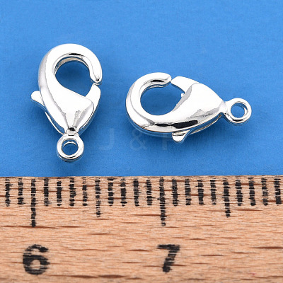 Brass Lobster Claw Clasps KK-YW0004-01A-S-1