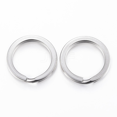 Tarnish Resistant 304 Stainless Steel Split Key Rings STAS-P177-2.6x30mm-P-1