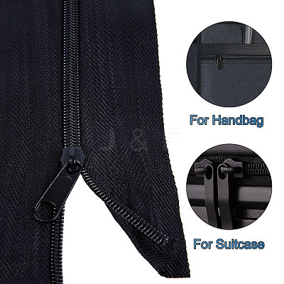 Nylon Invisible Widen Zipper Fastener FIND-BC0001-69B-1