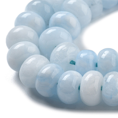 2 Strands Natural White Jade Beads Strands G-PA0001-23D-1