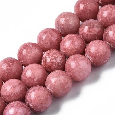 Natural Chalcedony Beads Strands G-S333-12mm-007-1