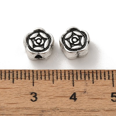 Tibetan Style Alloy Beads PALLOY-P302-12E-AS-1