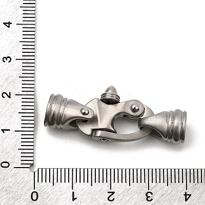 Tarnish Resistant 304 Stainless Steel Clasps STAS-M197-01-1