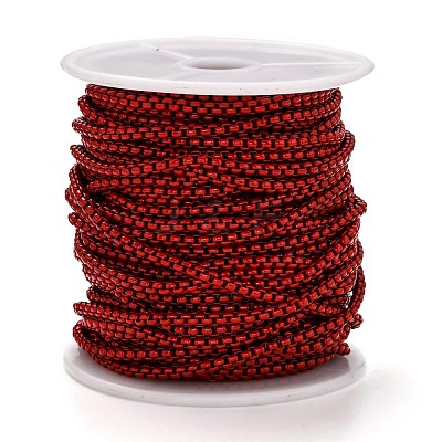 Spray Painted Stainless Steel Box Chains CHS-L027-03-1