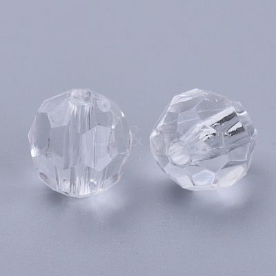 Transparent Acrylic Beads TACR-Q257-18mm-V01-1