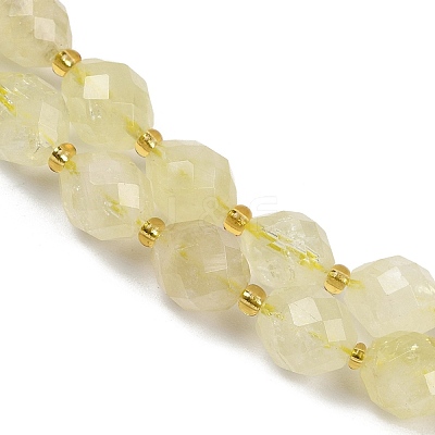 Natural Lemon Quartz(Heated) Beads Strands G-N342-149I-23-1