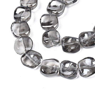 Electroplate Glass Beads Strand X-EGLA-S188-21-A01-1