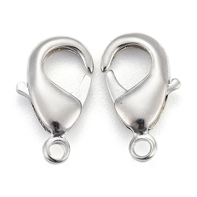 Brass Lobster Claw Clasps KK-902-N-1