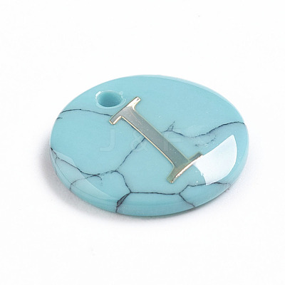 Synthetic Turquoise Charms G-L561-001I-1