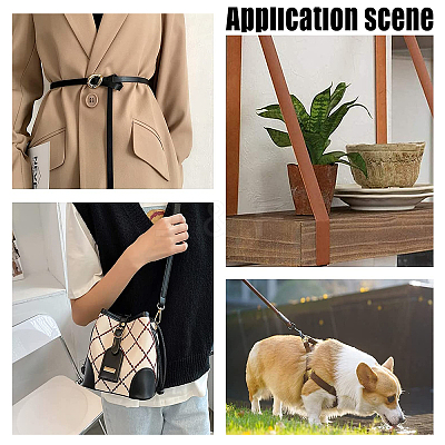 10m PU Leather Bag Handles FIND-GF0003-03D-1