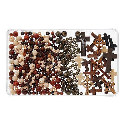DIY Cross Jewelry Making Findings Kits DIY-DC0002-93-1