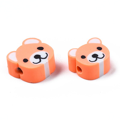 Handmade Polymer Clay Beads CLAY-S096-004B-1