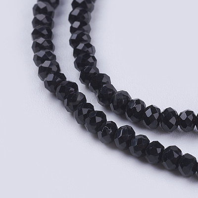 Opaque Solid Color Glass Bead Strands X-GLAA-F076-A14-1