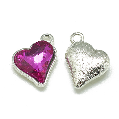 Alloy Glass Pendants PALLOY-T040-12mm-09-1