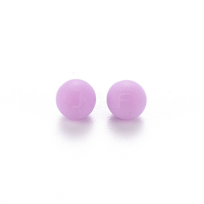 Opaque Acrylic Beads PAB702Y-B01-1