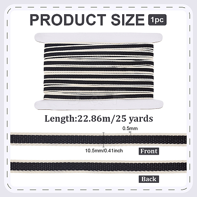 25Yards Polyester Ribbon OCOR-PH00006-24A-1