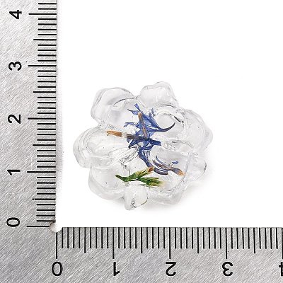Transparent Resin Cabochons RE-CBA7537-01B-1