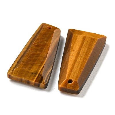 Natural Tiger Eye Pendants G-G123-02A-1