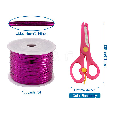 Plastic Wire Twist Ties AJEW-TA0017-18E-1