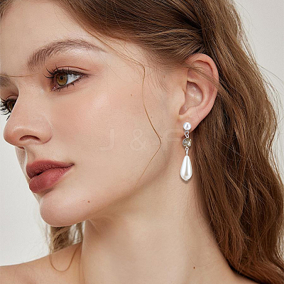 304 Stainless Steel Stud Earring Findings EJEW-SP0001-17L-1