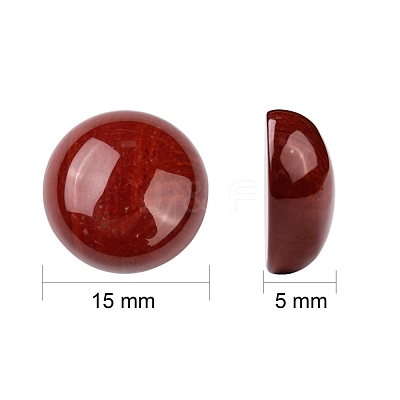 Natural Gemstone Cabochons G-H1596-FR-15mm-M-1